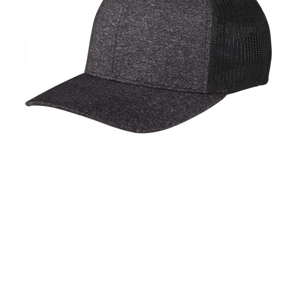 ® Flexfit ® Melange Mesh Back Trucker Cap Thumbnail