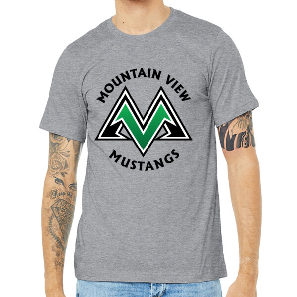 Unisex Heather CVC Short Sleeve Tee   Thumbnail