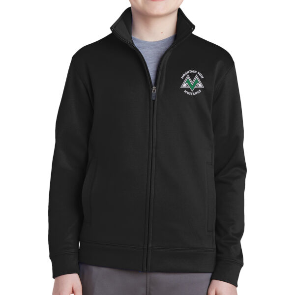 Youth Sport Wick ® Fleece Full Zip Jacket Thumbnail